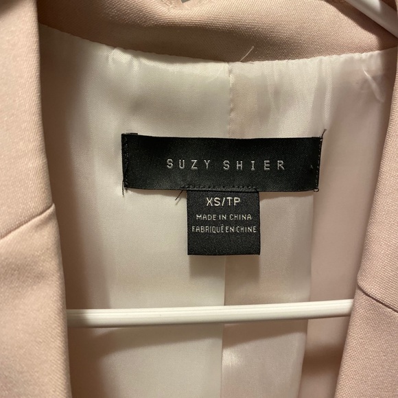 Light Pink Fitted Blazer - Picture 3 of 3